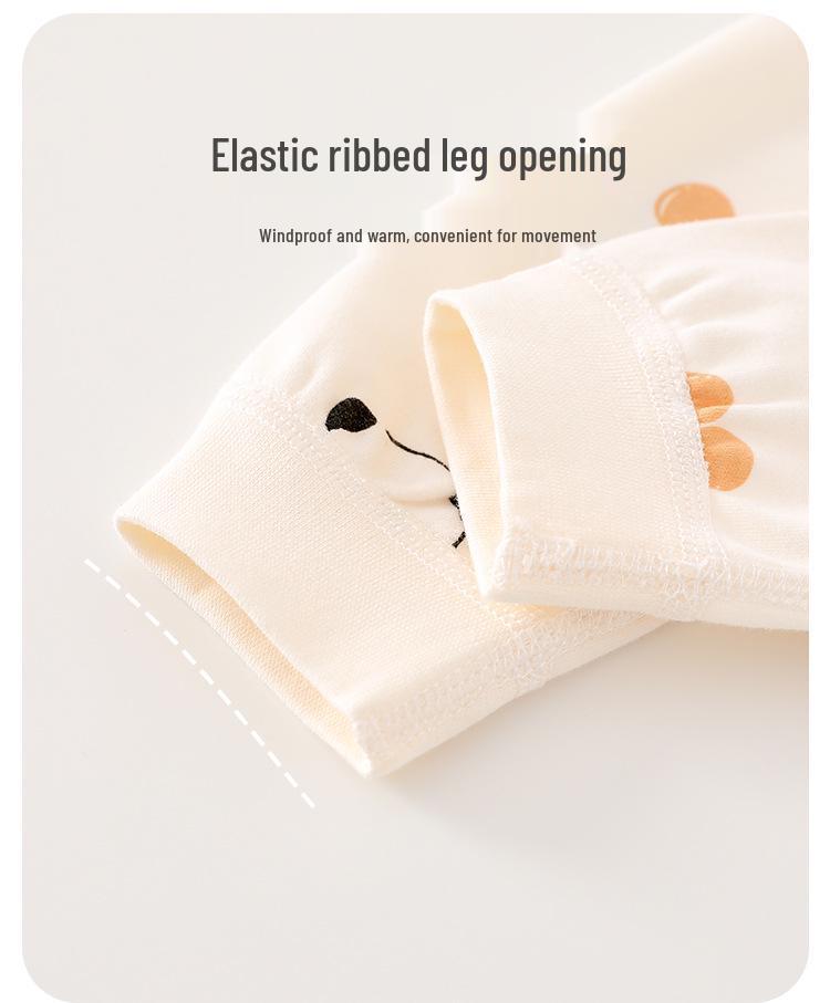 Set Kimono Top și Pantaloni Bumbac Pur Patru Anotimpuri pentru Nou-născuți