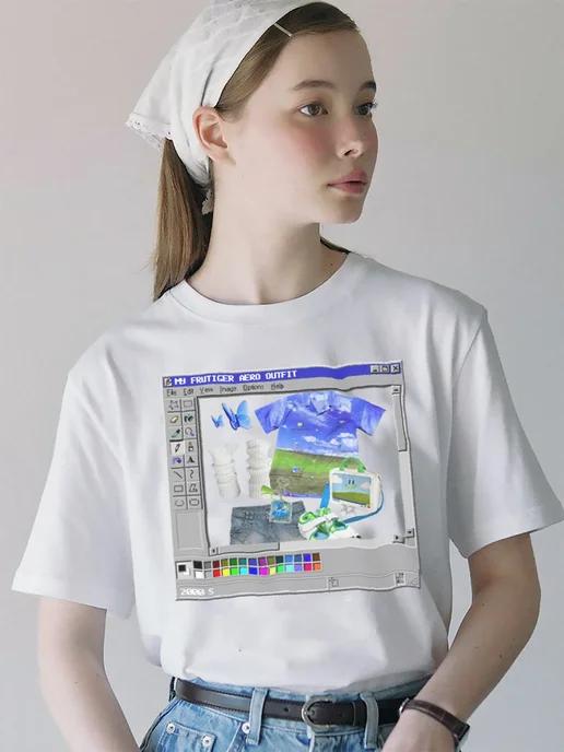 Футболка Frutiger Aero Dreamcore L