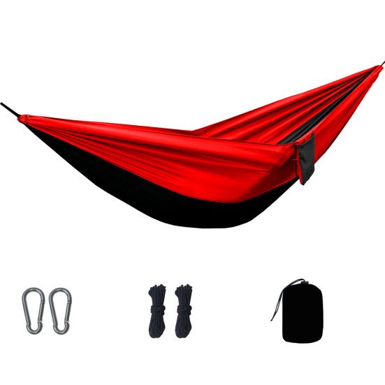 Outdoor Hammock Patchwork Color Anti-Rollover Wide Design Moisture-Proof Pad Outdoor Sleeping Hammock Color-Blocking Resting Equipment