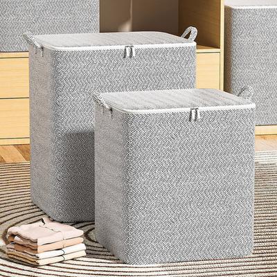 Zipper Closure with Handle Clothes Storage Basket Closet Organizer Housemoving Package Duvet Cover Bed Sheets
