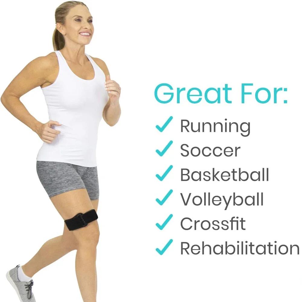 It Band Strap, Iliotibial Band Syndrome Support & Itbs Knee Brace For Sports, Adjustable Athletic Compression Wrap Stabilizer