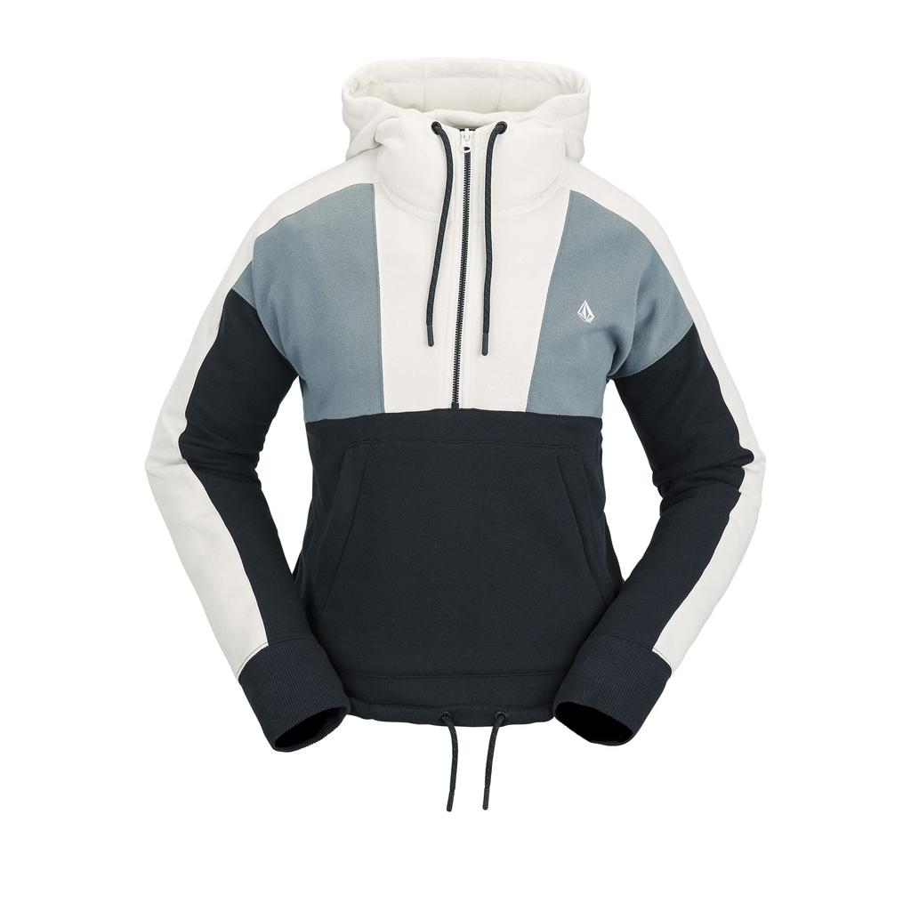 Volcom Anorak Hoodie with Thumbholes On Sleeves VLCM ANORAK Size M Women's Water-Repellent [H4152302 / HOODY] Snowboard, GAH_Green Ash,