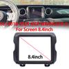 8.4inch Touchscreen Stereo Radio Bezel Surround Frame Fascia Panel Trim For 2018      2024 Jeep Wrangler JL