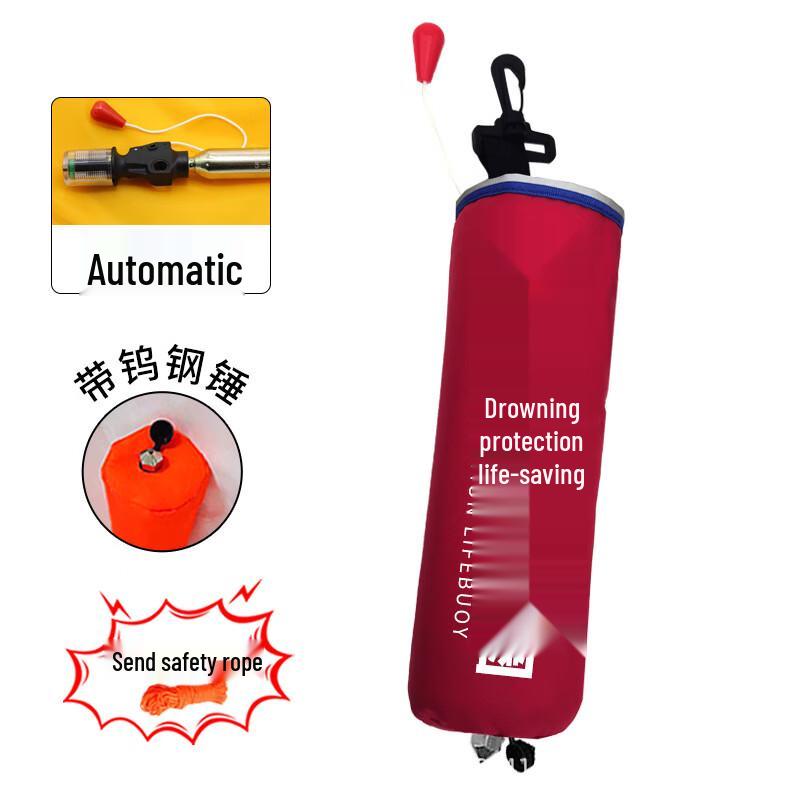 UOSU Portable Automatic Inflatable Lifebuoy One Size