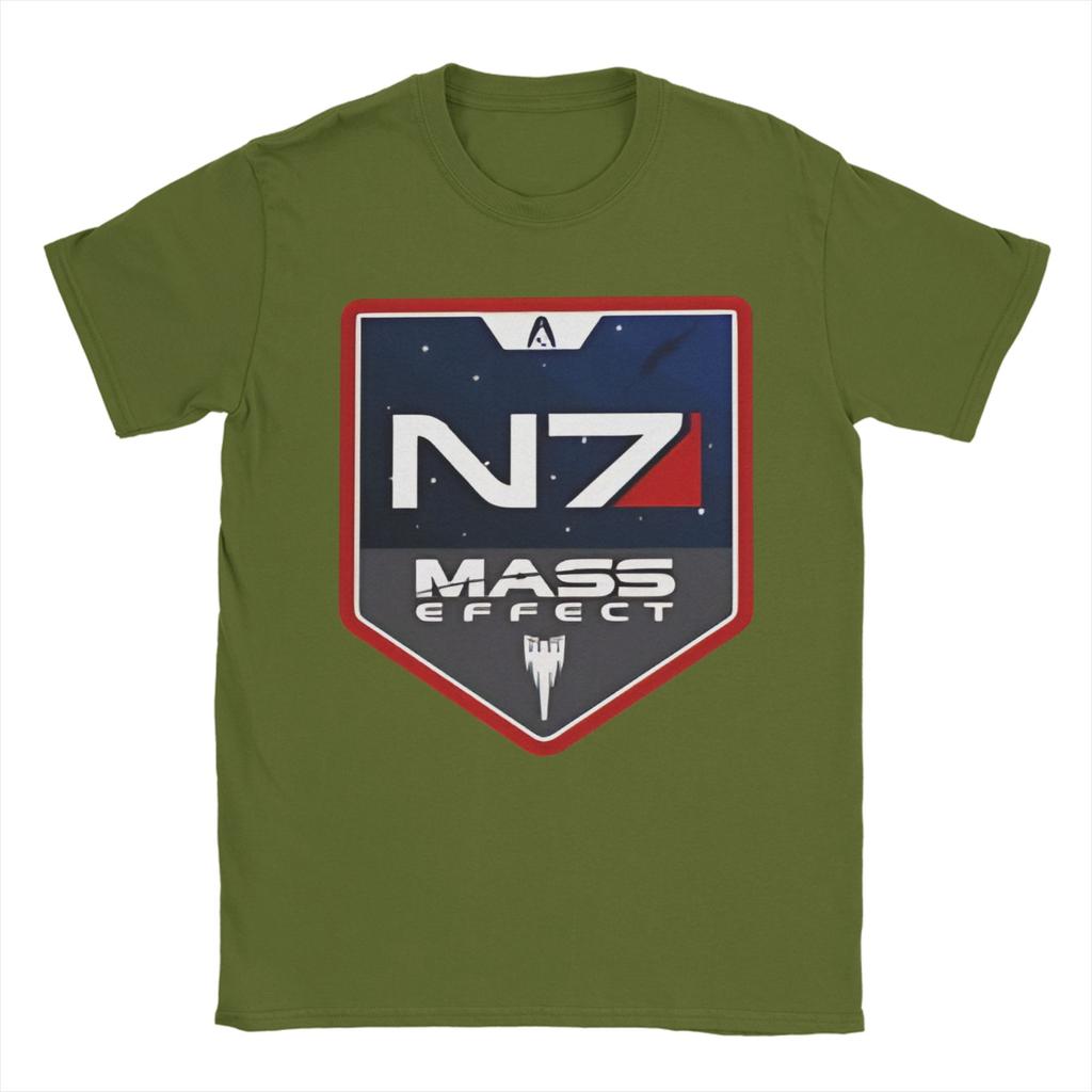 Mass Effect N7 TShirt Men  Vintage TShirts Summer O Neck Harajuku Tee Shirt Casual Oversized Clothes