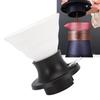 Pour Over Coffee Dripper Ceramic Heat Proof Immersion Cone Coffee Maker Dripper Filter Holder for Home Travel