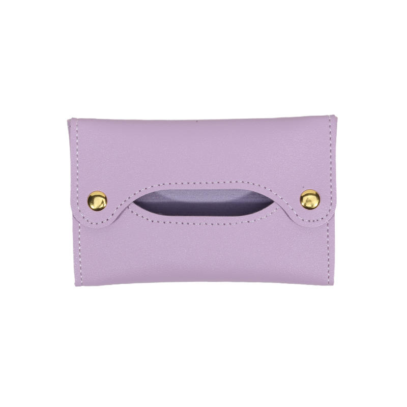 Simple Portable Pocket Tissue Paper Towel Cover PU Convenient To Store Universal Tissues Box Simple Modern Small Tissue Holder