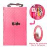73pcs Set Doll Accessories Playsets Include Wardrobe Shoes Rack Evening Dress Fashion Top and Pants Necklace Christmas Gift Toy