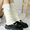 Womens Knee High Leg Warmer Socks Knitting Ankle High Bandage Leg Sleeve Boot Long Tube Knitted Leg Sleeve Calf Covers