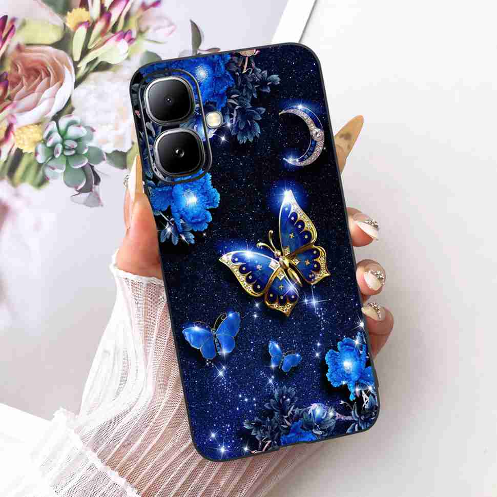 For Infinix Smart 20 4G X6840 X6840B Case Cartoon Cat Dinosaur TPU Black Cover For  Infinix Smart20 smart 20 4G Phone Casing