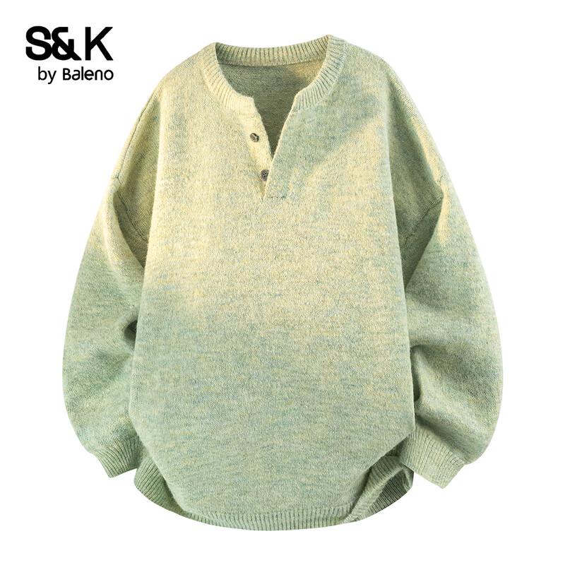 

Baleno Men s S&K Loose Fit V-Neck Sweater M
