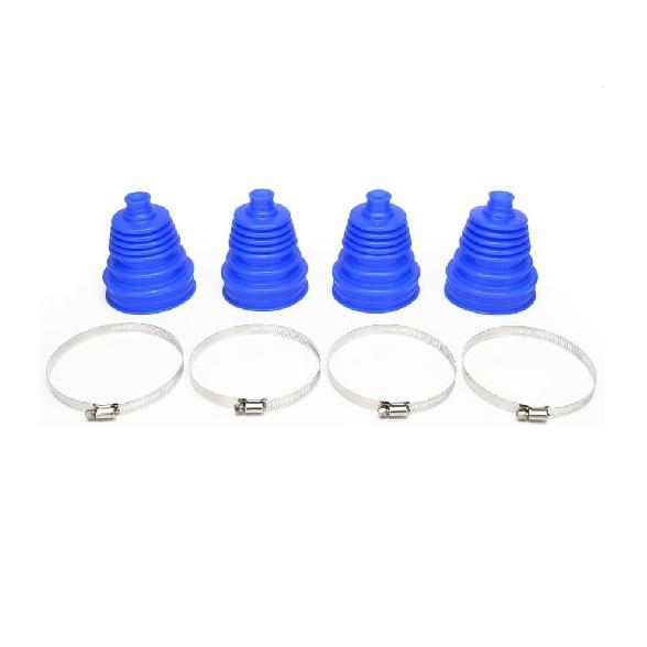 4 Pcs Blue Universal Cv Boot Constant-Velocity Dust Cover Joint Boot Drive Shaft