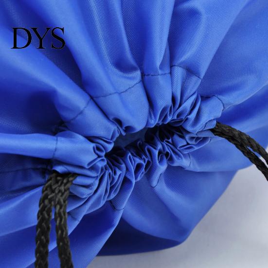 Drawstring Backpack Outdoor Travel Polyester Cloth Dustproof Bag Storage Pouch Reusable School