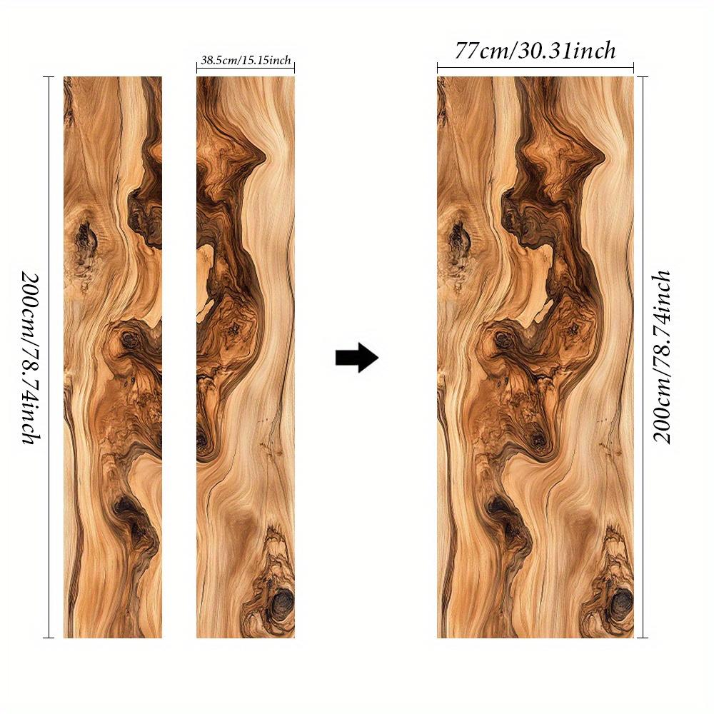 

A Set of Two-Dimensional Door Stickers Featuring Natural Patterns, with Designs That Can Be Easily Applied And Removed. These Un