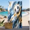Asciugamano da Spiaggia Stampa Calcio Argentina Asciugatura Rapida Super Assorbente Morbido Asciugamano da Bagno per Nuoto Spiaggia Viaggio Souvenir Regalo per Fan