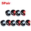 1-11Pairs LED Bike Light With 1 Modes Silicone Front Rear Light Waterproof Bicycle Flashlight Tail Lamp For Night Cycling Safety