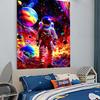 NYZE Astronaut Space Tapestry for Bedroom, Glow In the Dark Room Decor Wall Tapestries, Cool Galaxy Planet Wall Hanging, Wall Ha