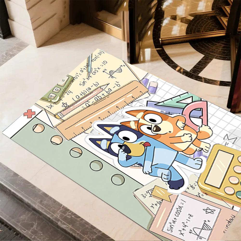 Bluey Bingo's Adventure Area Rug Suitable for Game Room Decorate room Study room Balcony Antislip Carpet Decorate Offices Spiritual Gift