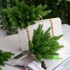 10pcs Artificial Plants Pine Branches Christmas Tree Accessories DIY New Year Party Decorations Xmas Ornaments