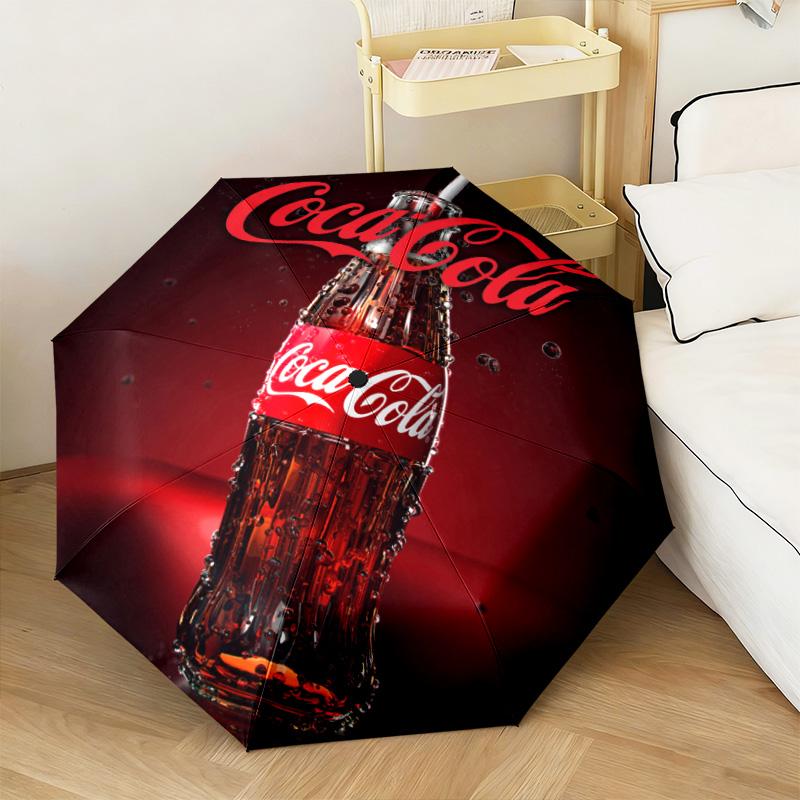 Christmas Gift Halloween Theme Bear Truck Coca Cola umbrella is suitable for all seasons, including home travel and outdoor activities Y11