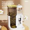 Hamster Automatic Drinking and Feeding Device - Water Bottle and Food Bowl Combined for Preventing Toppling - Hamster Pet