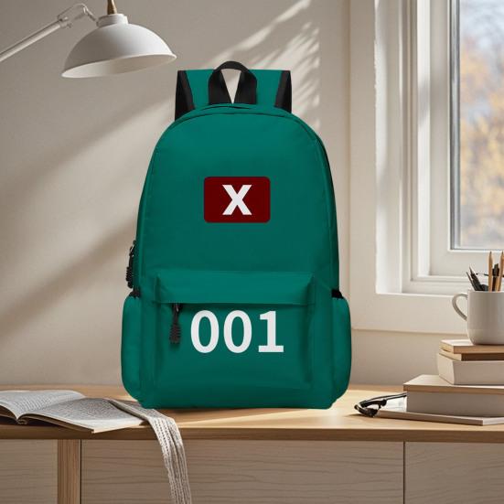 TV Character Backpack Game Cosplay Schoolbag with Large Main Bag And Internal Partition Number Printing Rainproof Backpack