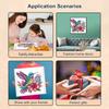 1pc Pattern Diamond Painting Kit, DIY 5D Special Shape Crystal Diamond Partial Diamond Painting Mosaic Making Craft Frameles