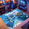 Man City Football Player Portrait Print Area Rug Non‑Slip Rectangular Floor Mat Soccer Fan Gaming Living Bedroom Decor
