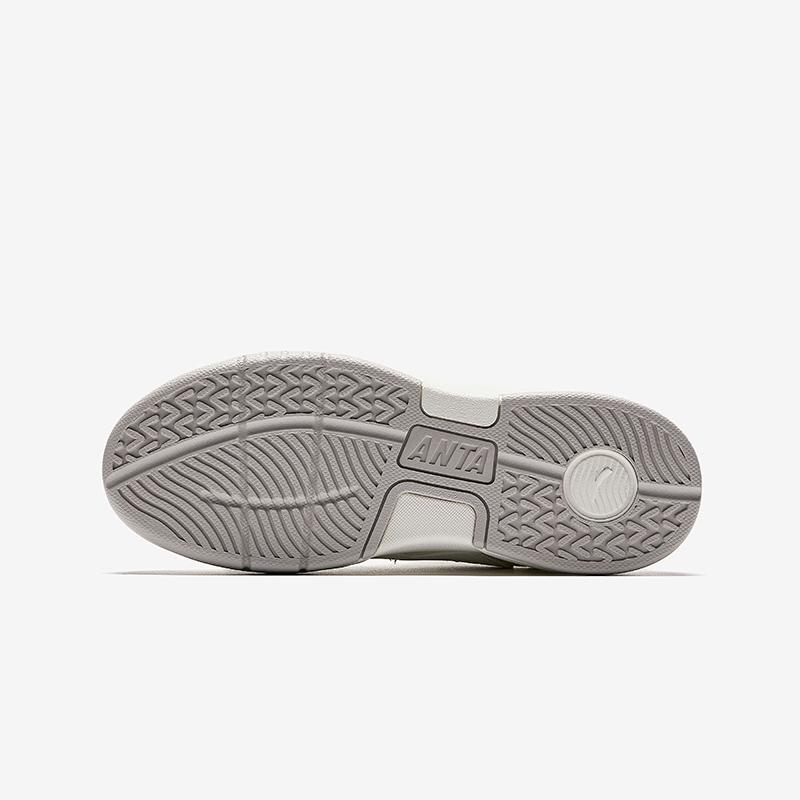 Anta Kids Comfortable Durable Breathable Lightweight Shock Absorbing Low Top Sneakers Men Sneakers White 322448009-1