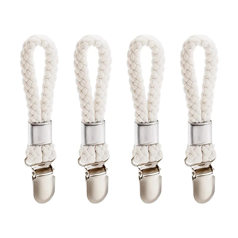 4/6PCS Hanging Tea Towels Clip Bathroom Metal Towel Holder with Loop Cotton Kitchen Bathroom Storage Hanging Towels Hook Clamp