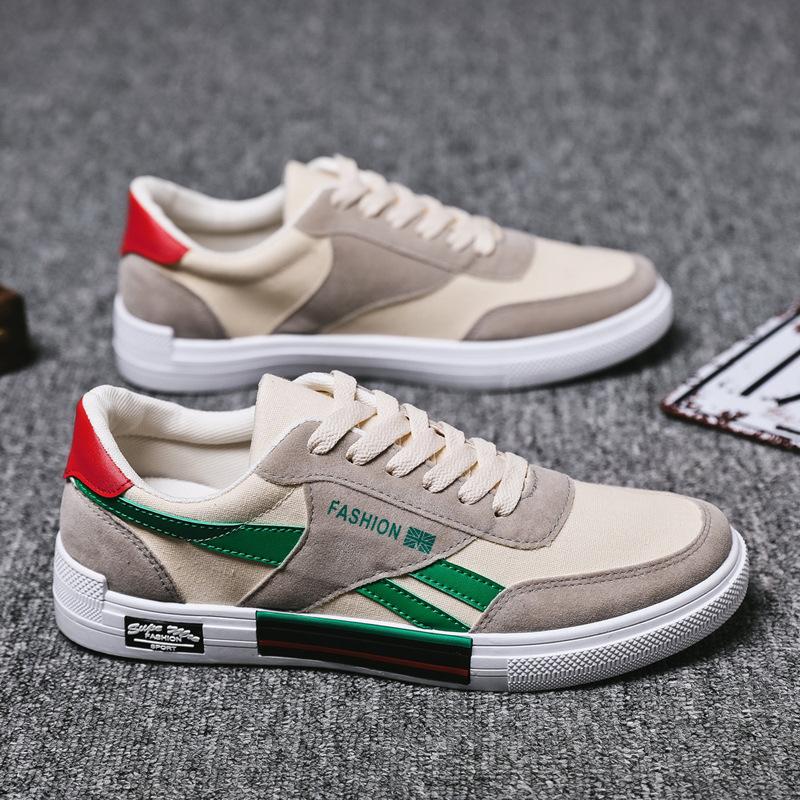 Summer Men's Shoes Breathable Canvas Shoes Men's Students Casual Board Shoes
