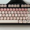 118 Tasten Pinkes Schwein Tastenkappen PBT Farbsublimation MOA Profil für Schalter Passend für 61/64/68/87/96/104/108 Tastatur Tastenkappen