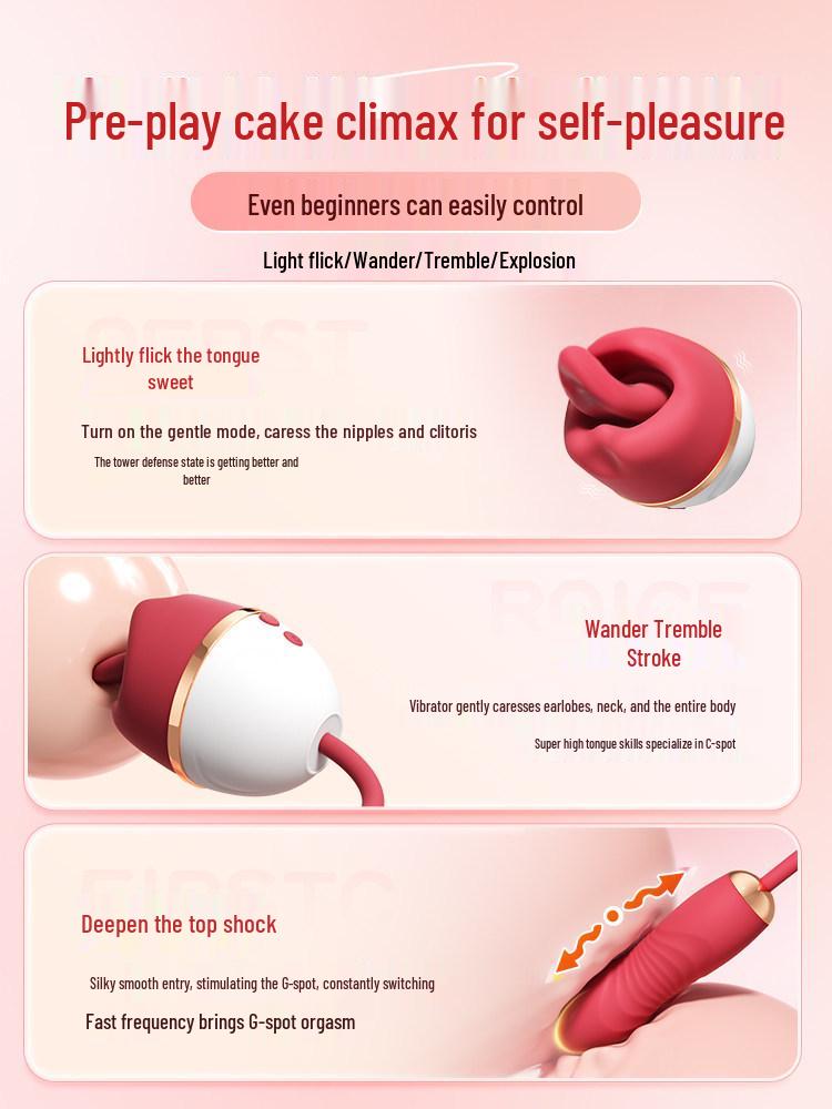 Silent Strong Vibration Insertable Vibrator for Women - Erotic Adult Clitoral Orgasm Device