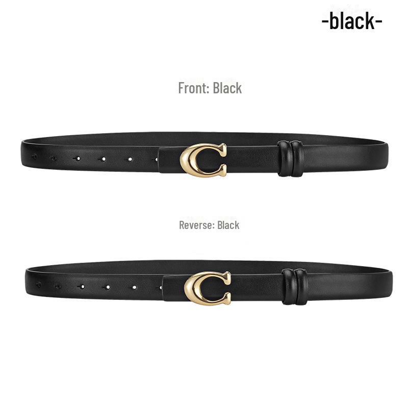 2023 Damen Echtleder Braun Gürtel - Vielseitiges, stylisches Sommeraccessoire