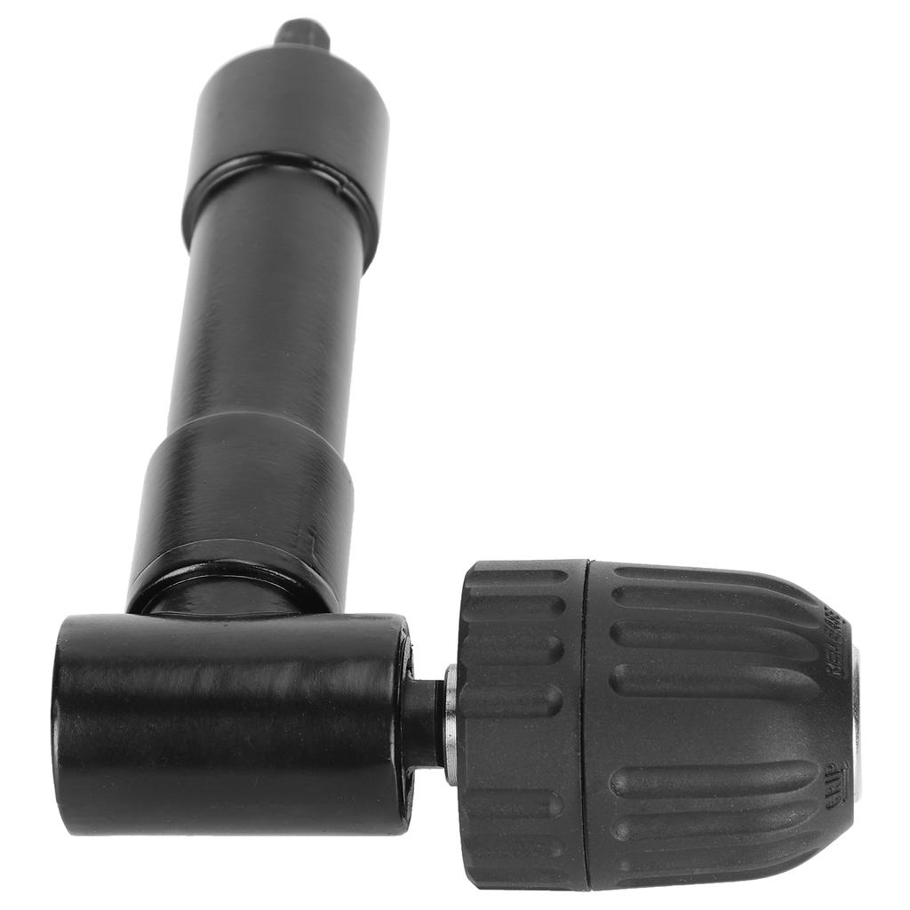 Right Angle Drill Attachment Adapter 90 Degrees Drilling Extension Chuck Tools Black