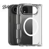 Fingerprint Resistant Phone Cover Magnetic Clear Case for IPhoneDuo 2026, TPU Anti-Yellowing Transparent Flexible Shell with Precise Cutouts,