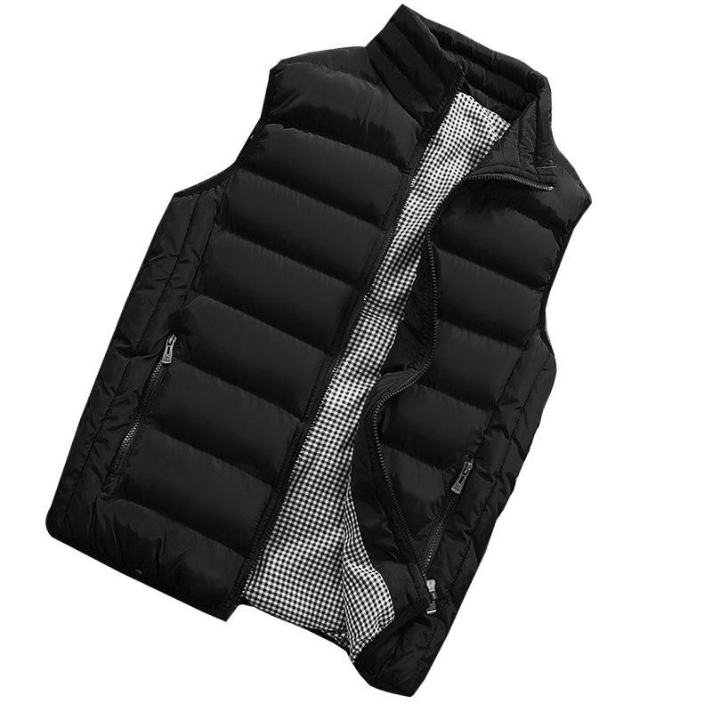 Men’s Autumn/Winter Korean Style Warm Vest – Trendy, Handsome, Thick, 10 Colors