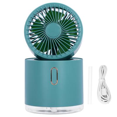 Table Misting Fan USB Foldable Mini Desk Cool Mist Spray Fan with 300ML Large Water Tank