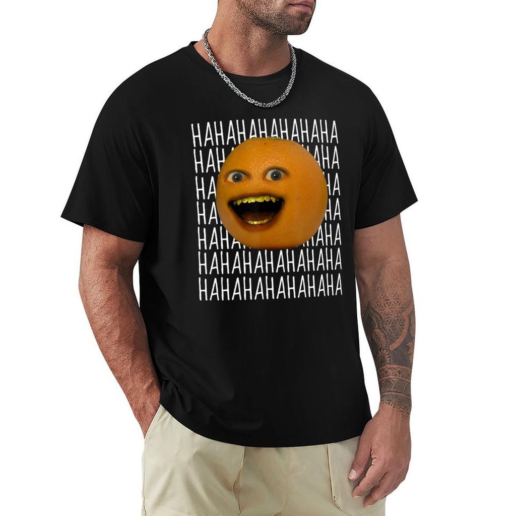 Annoying Orange Ha Ha Ha Tshirt Summer Casual Loose Tshirt