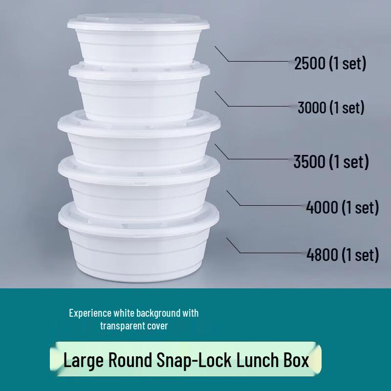 Shengbi Lai Disposable Pulp Round Takeaway Containers