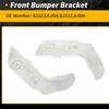 1 Pair Front Bumper Bracket for Infiniti G37 Q60 No.62223JL00A/62222JL00A White Left Right Driver Passenger Side