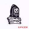 Punk /Horror Movies Embroidered Patches Iron On Patches For Clothing Dinosaur Patch Jackets Jeans Sew Embroidery Stickers Diy 