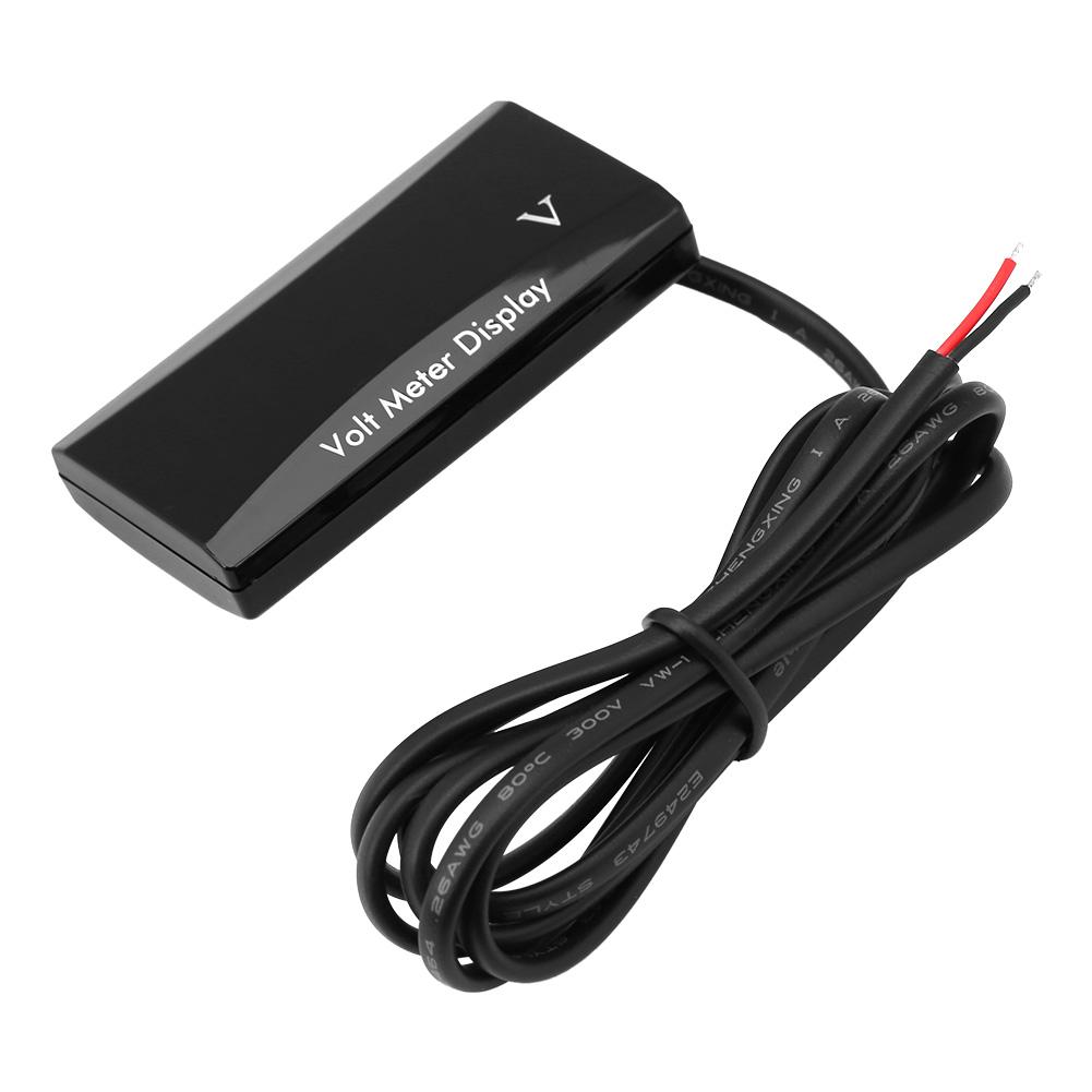 

12В Автомобільний Мотоциклетний Цифровий Світлодіодний Дисплей Вольтметр Напруги Вольтметр Панельний Лічильник (синій)