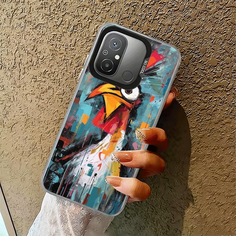 Chicken Hen Rooster Shockproof Phone Case for Xiaomi Poco X7 X6 X5 X3 Pro F7 Ultra M8 Redmi 15C 15 14C 13C 12C 10C 13 12 10