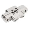 2pcs Easy-Install Hidden Hinge Compact Cross Hinge Durable Concealed Hinge  Secret Bathroom Doors