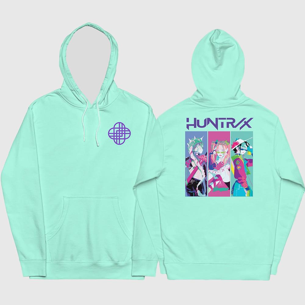 

KPop Demon Hunters HUNTR/X Girl Hoodie Fashion Graphic 3D Printing Sweatshirts Long Sleeve Casual Women/Men Sudaderas Female XXXL