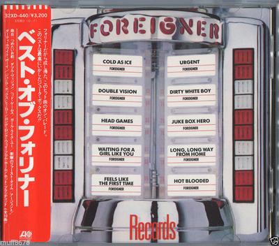 CD FOREIGNER  Records 32XD440 Atlantic 1986 Japan Rock Used