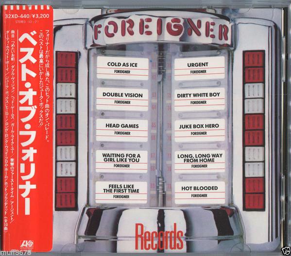 

CD FOREIGNER - Records 32XD440 Atlantic 1986 Japan Rock Used