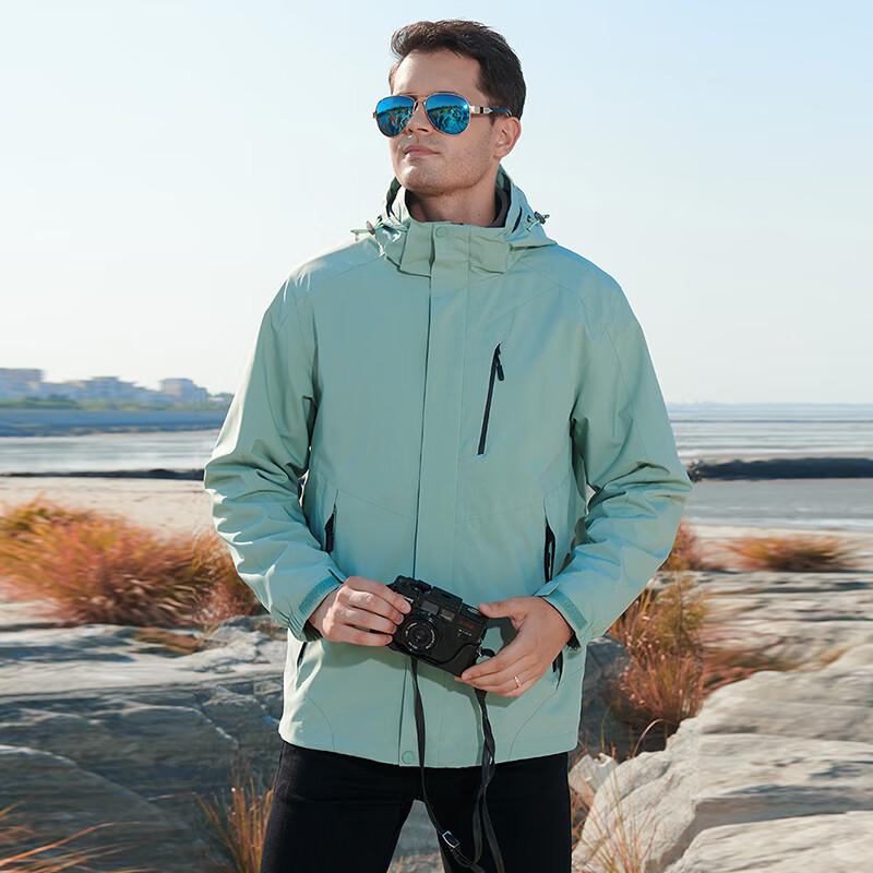 Trohman Unisex 3-in-1 Detachable Storm Jacket