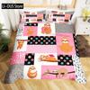 Cartoon Sloth Duvet Cover Bedding Set for Kid Girls Cute Animal Comforter Cover 1 Duvet Cover with 2 Pillowcases King Full Size